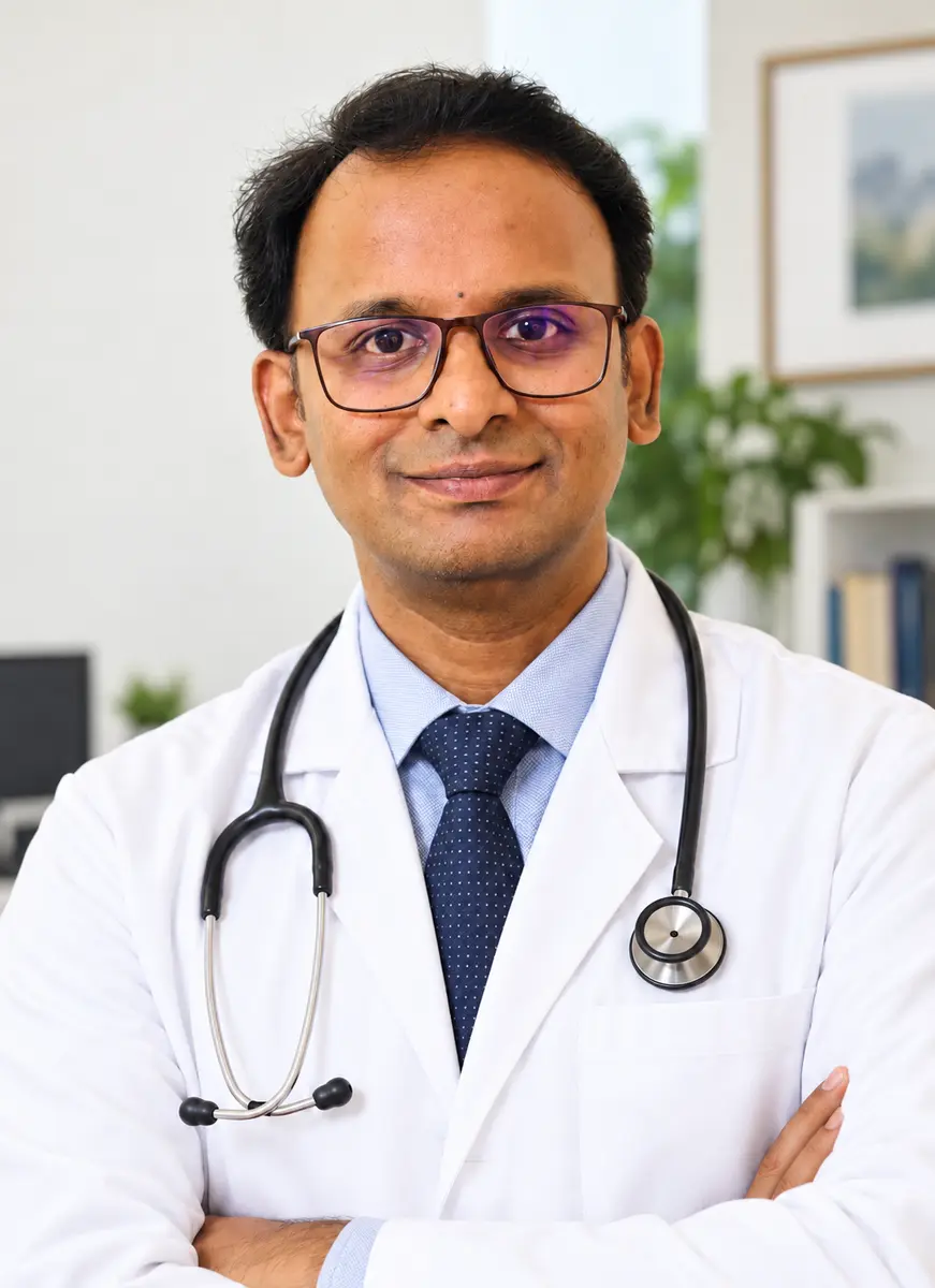 Dr. Srinivas Bojanapu — Surgical Gastroenterologist Yelahanka Bangalore
